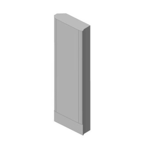 Šamotová deska přední, pravá KV HEAT 2G 70.44.01 